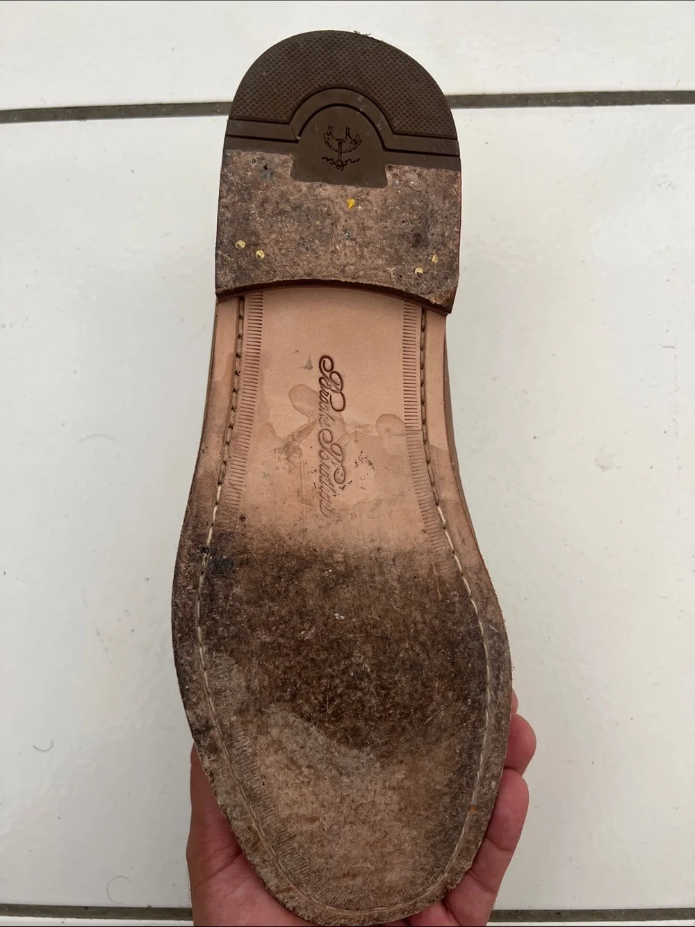 Brooks Brothers Chestnut Leather Tassel Loafers